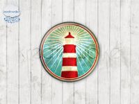 Motiv-Cabochons 49087-1 Einzelset  10mm (1 Paar)